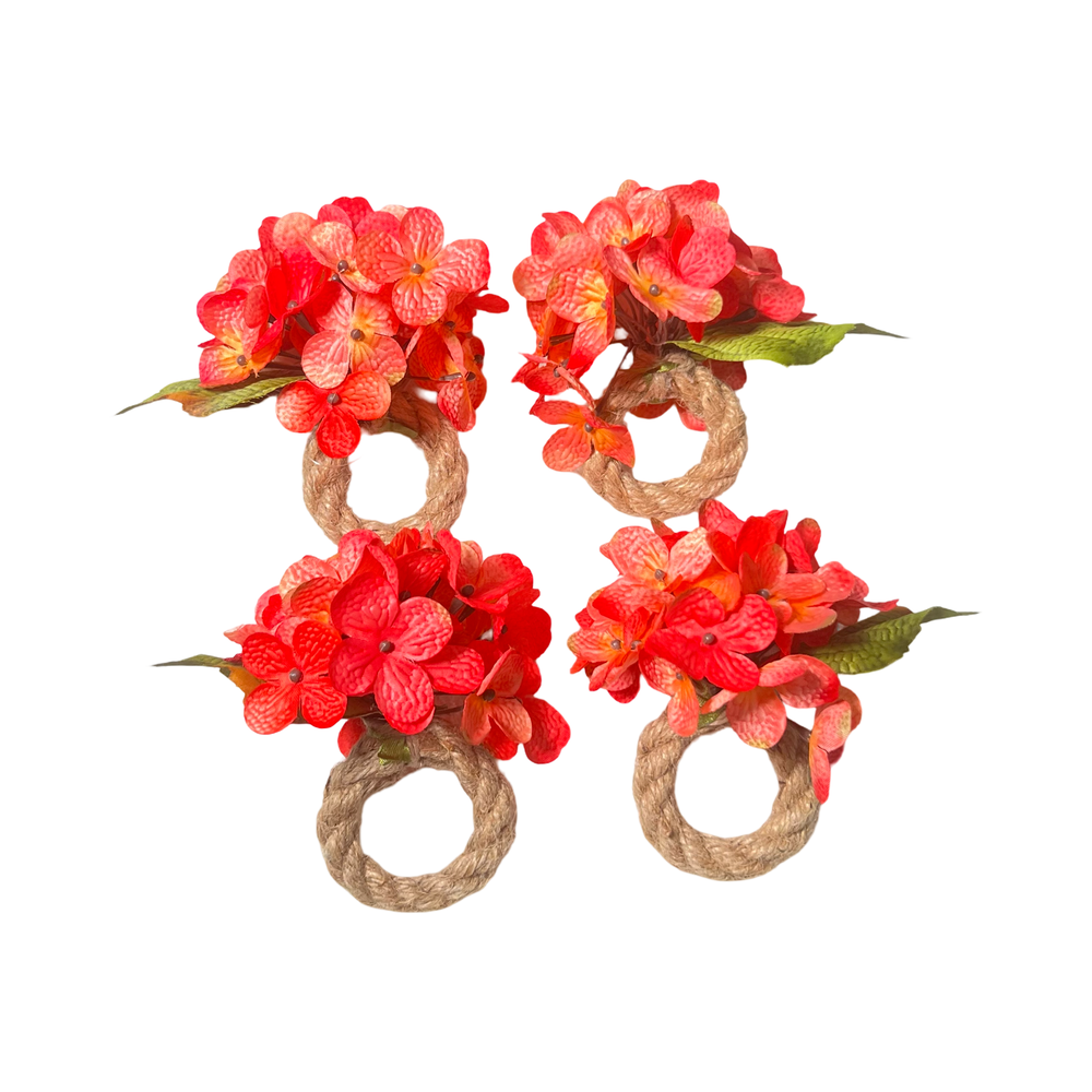 
                      
                        Pink Hydrangea Napkin Ring
                      
                    