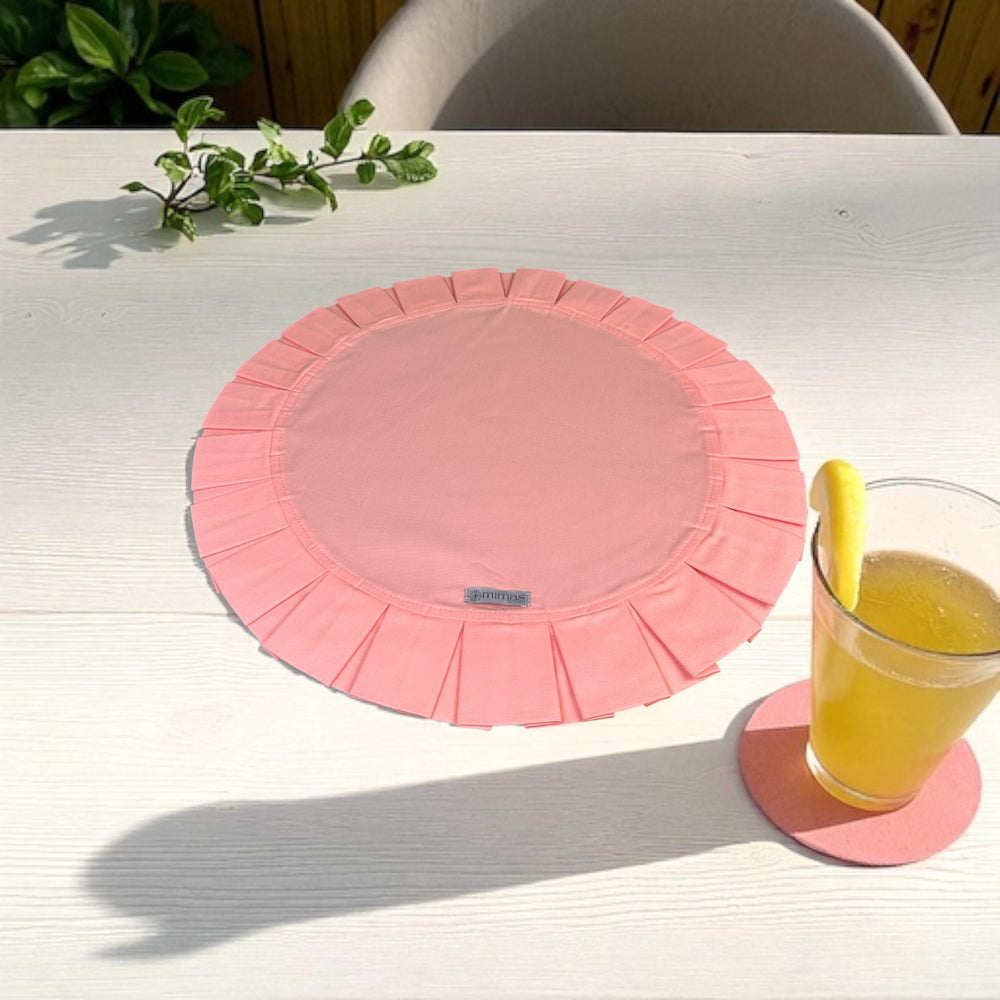
                      
                        Pink Round Ruffle Placemat
                      
                    
