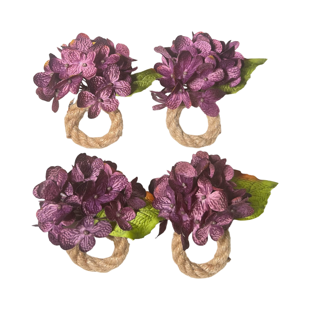 
                      
                        Purple Hydrangea Napkin Ring
                      
                    