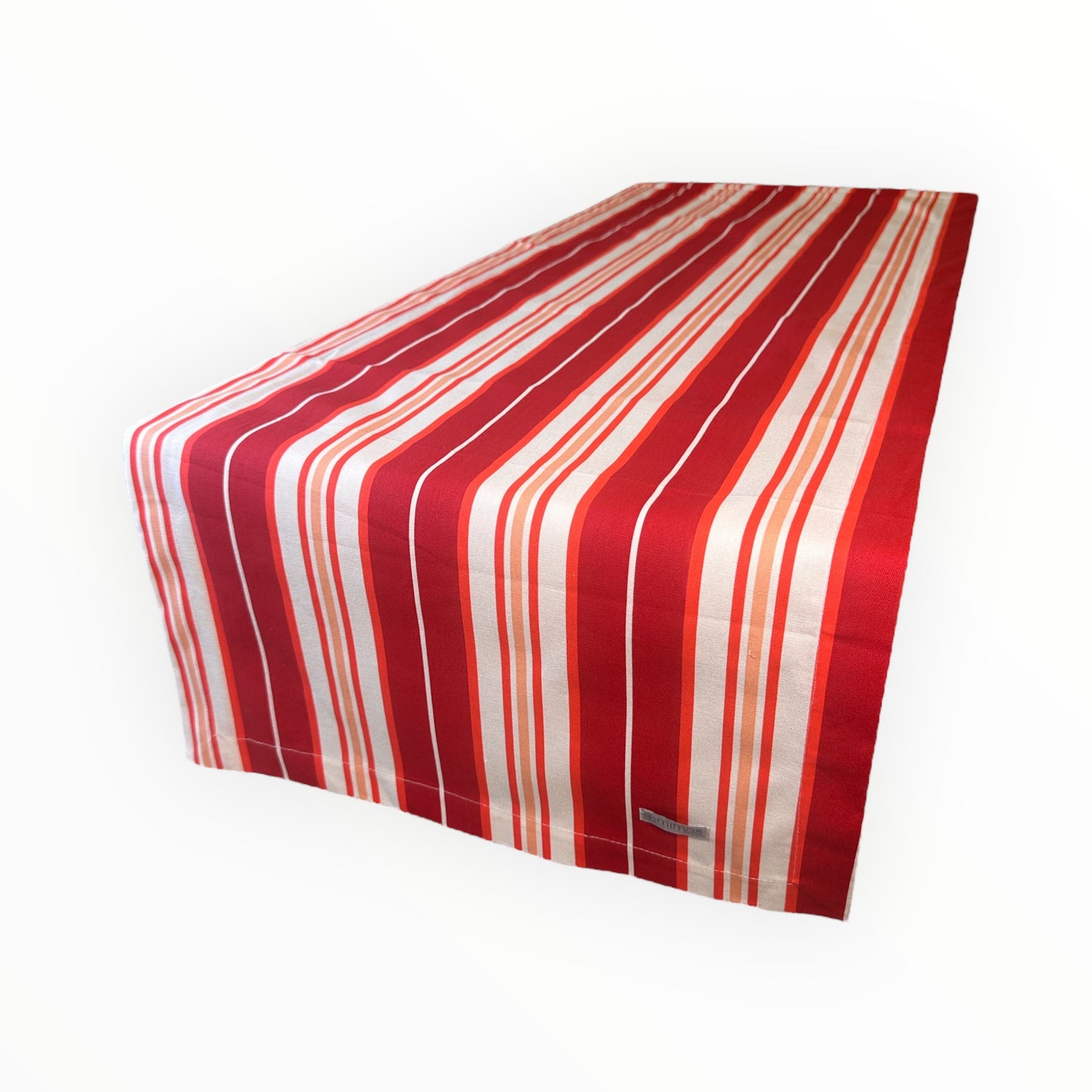 Red & Orange Stripe Table Runner