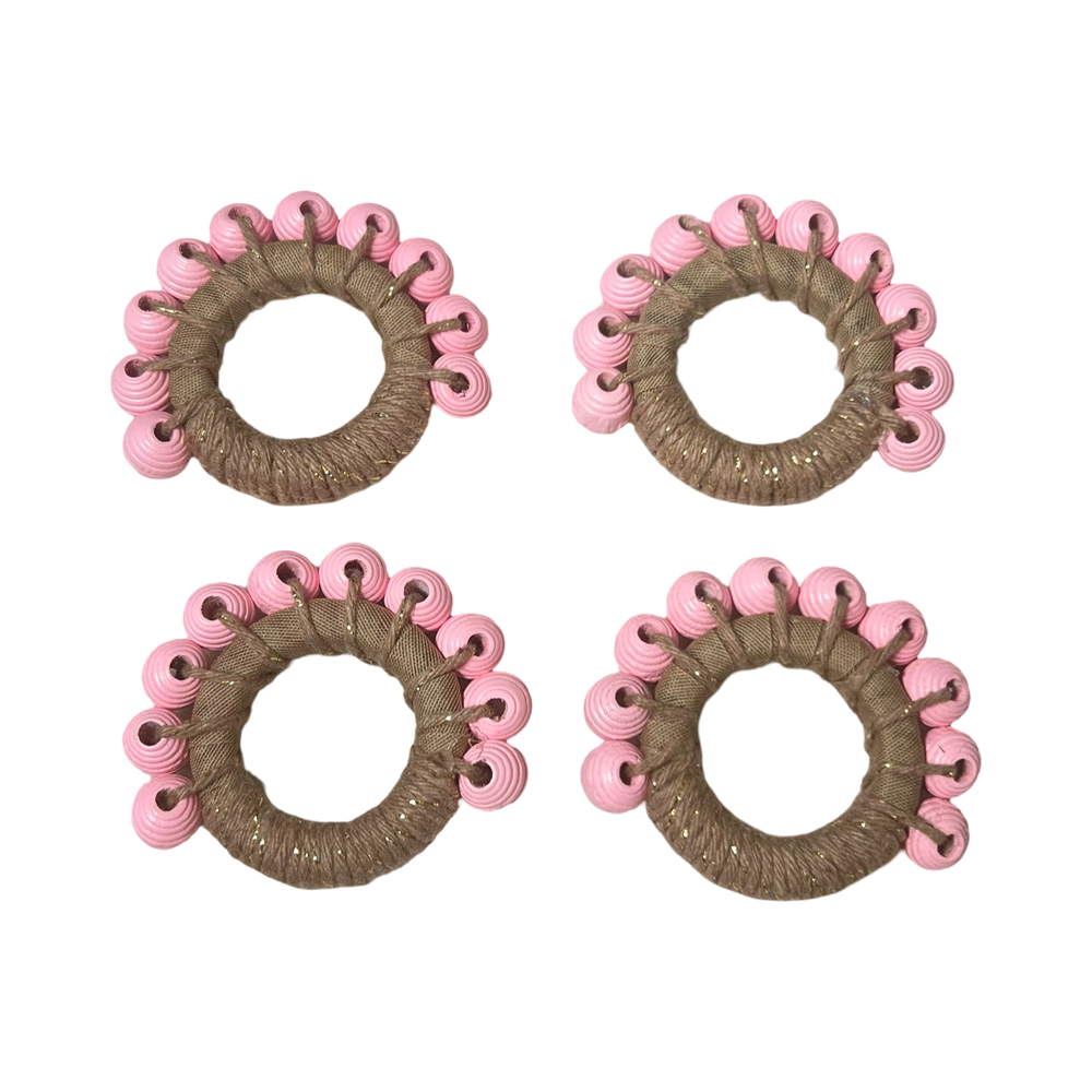 
                      
                        Rose Neon Wooden Beads Napkin Ring
                      
                    