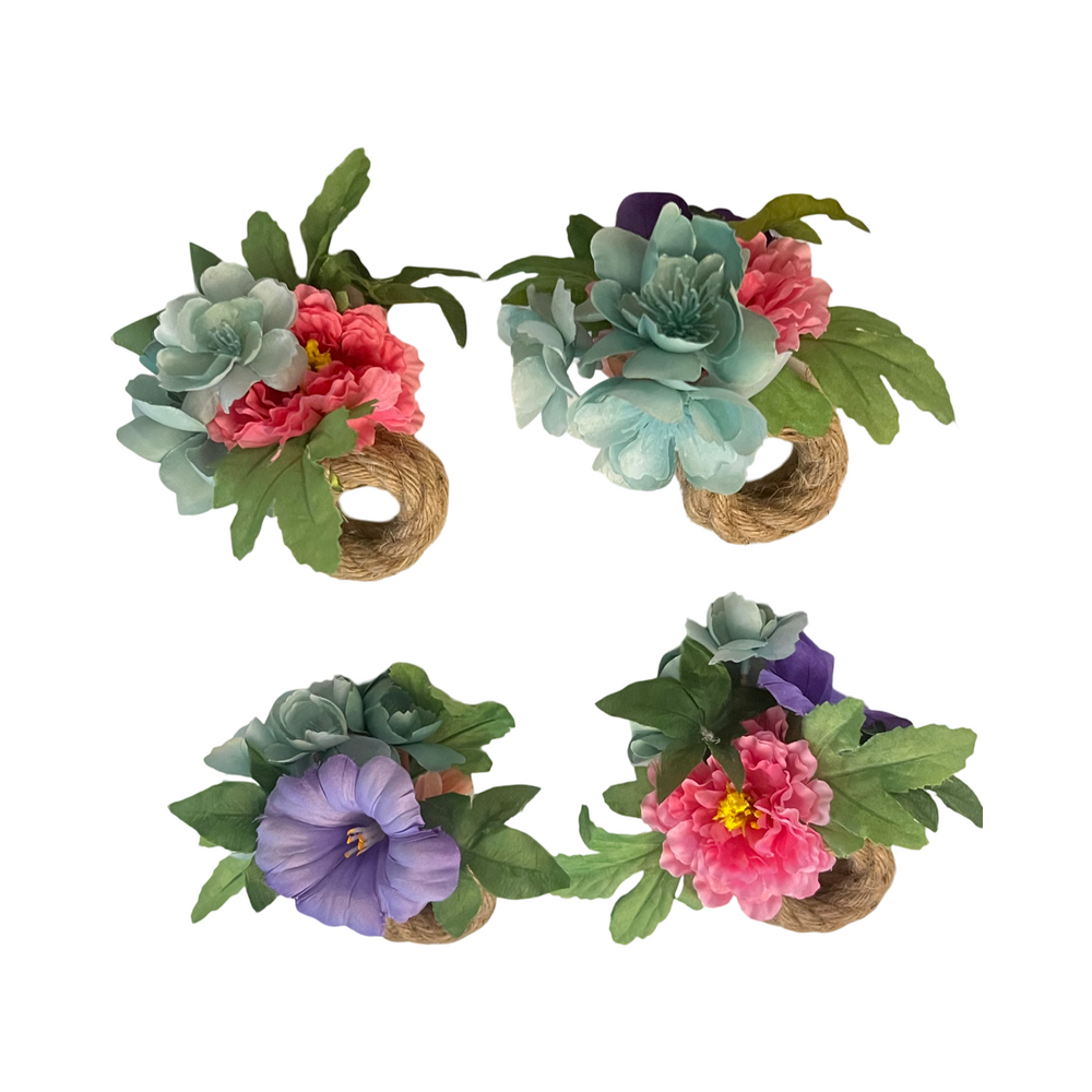 
                      
                        Spring Floral Bouquet Napkin Ring
                      
                    