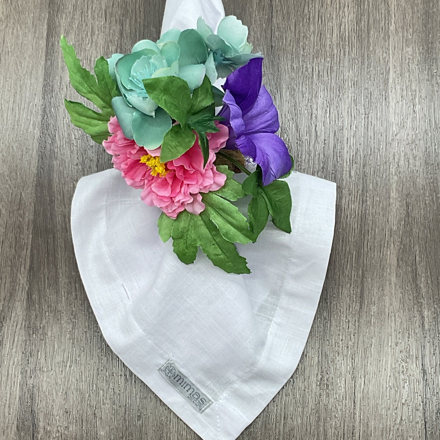 Spring Floral Bouquet Napkin Ring