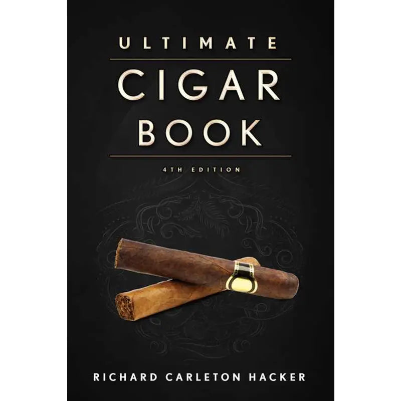 Book cover of 'Ultimate Cigar Book' with cigars on a black background