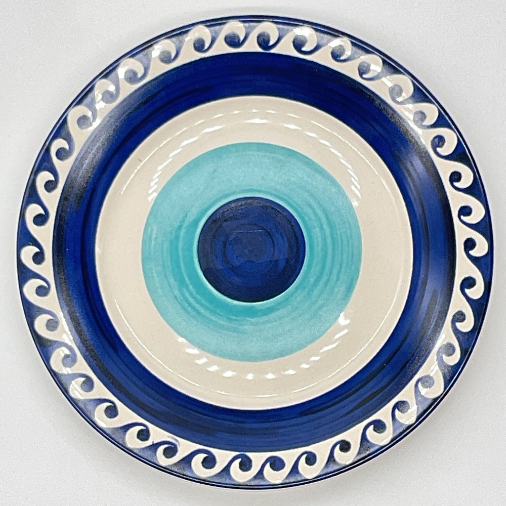 Luiz Salvador Greek Eye Dessert Plate