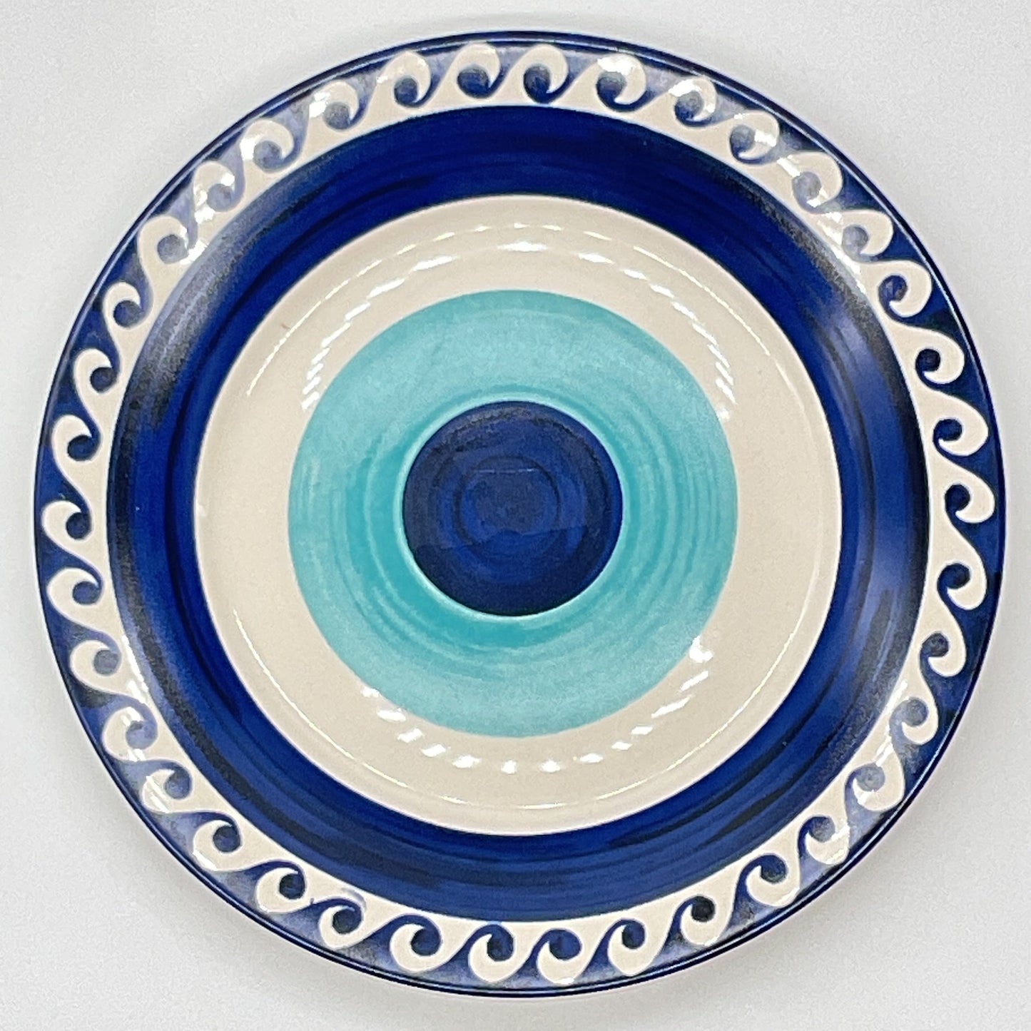 Luiz Salvador Greek Eye Dessert Plate