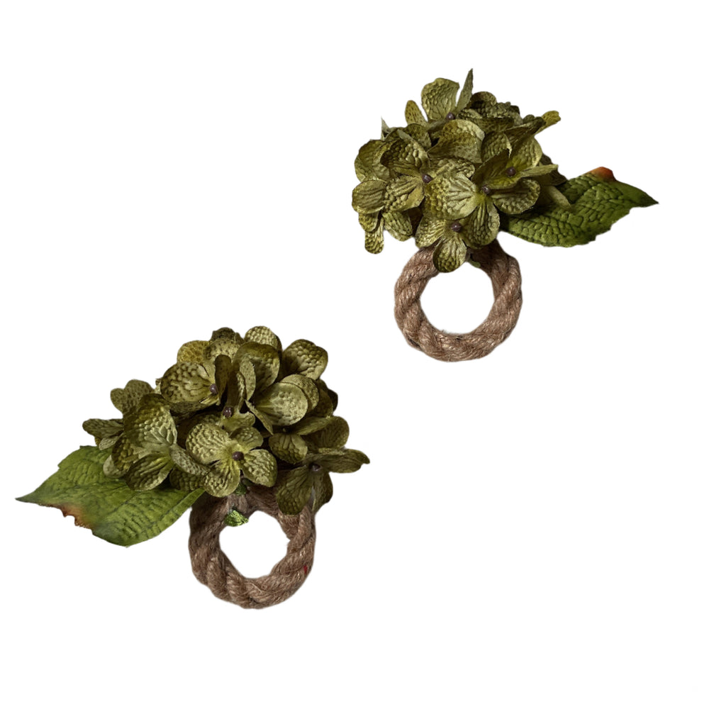 
                      
                        Green  Hydrangea Napkin Ring
                      
                    